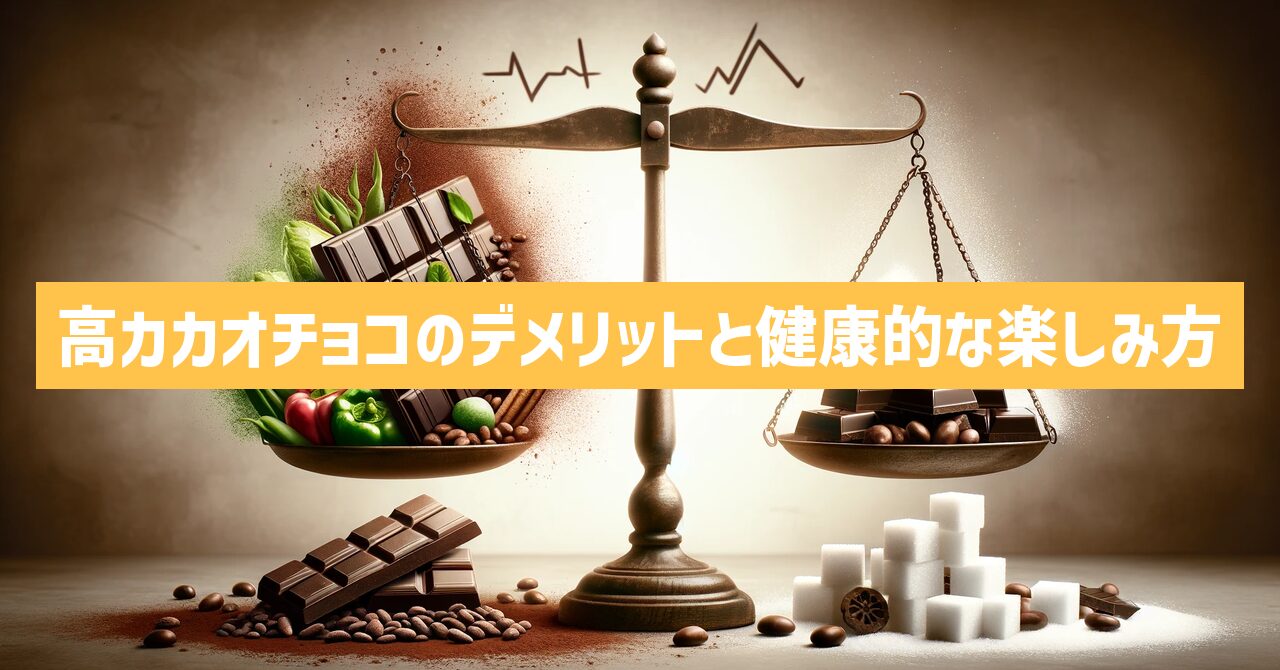 高カカオチョコレートのデメリットとは？健康的な楽しみ方も紹介！