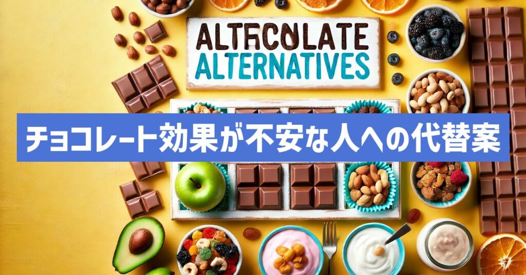 チョコレート効果が不安な人への代替案