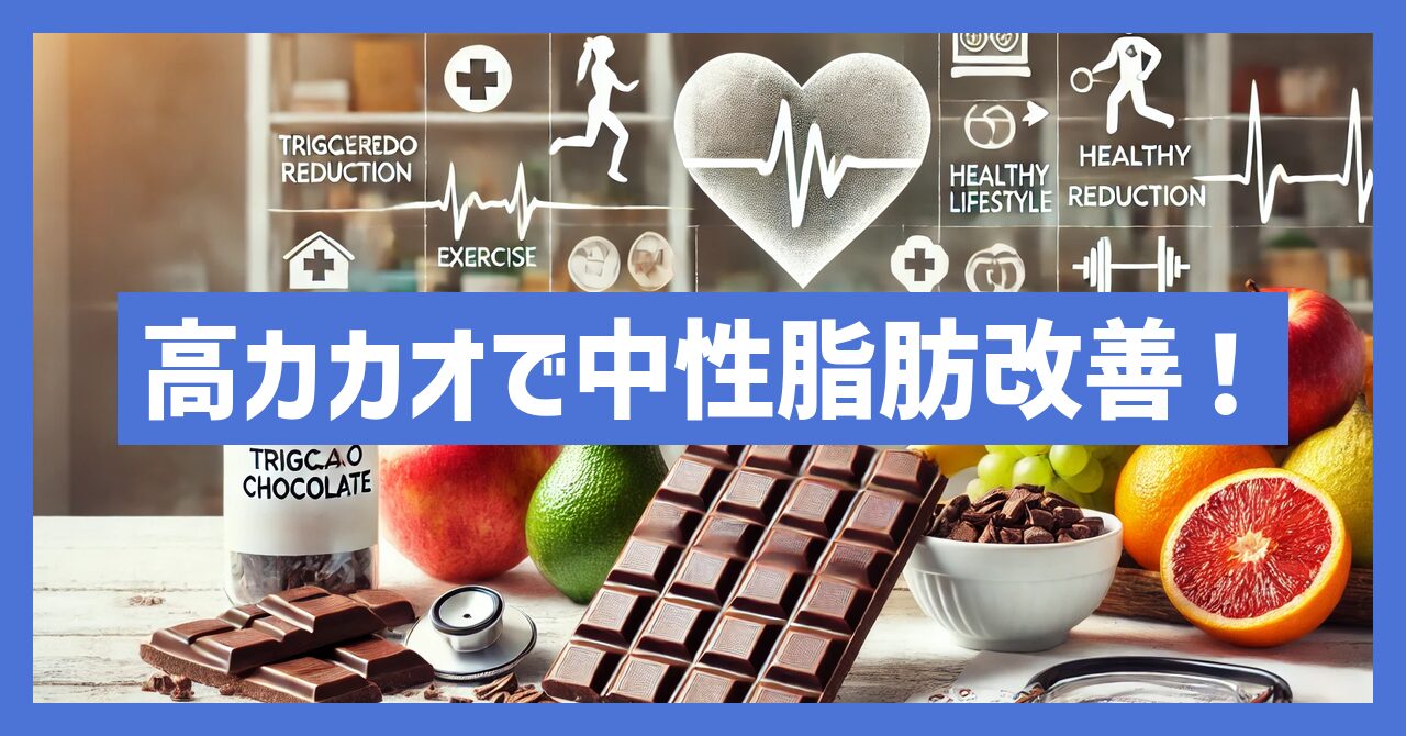 高カカオチョコレートで中性脂肪を改善！効果的な食べ方と注意点とは？