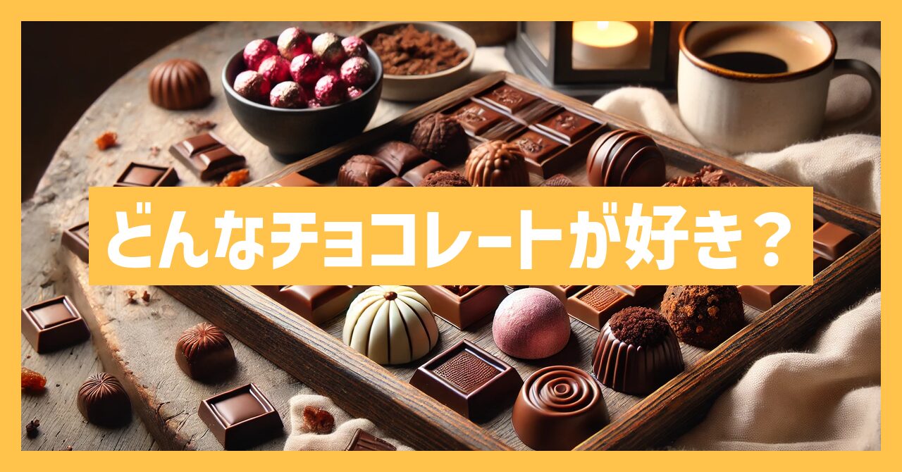 【どんなチョコレートが好き？】人気ランキングと驚きの事実を徹底解説！