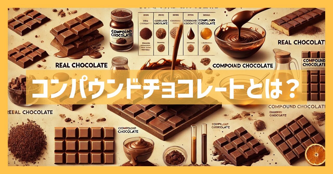 コンパウンドチョコレートとは？初心者向けの簡単に使えるコツ