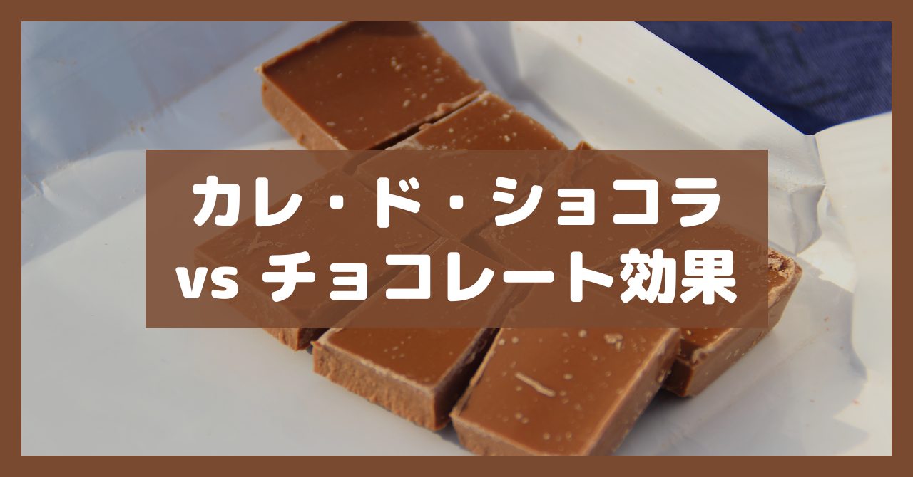 カレ・ド・ショコラvs チョコレート効果