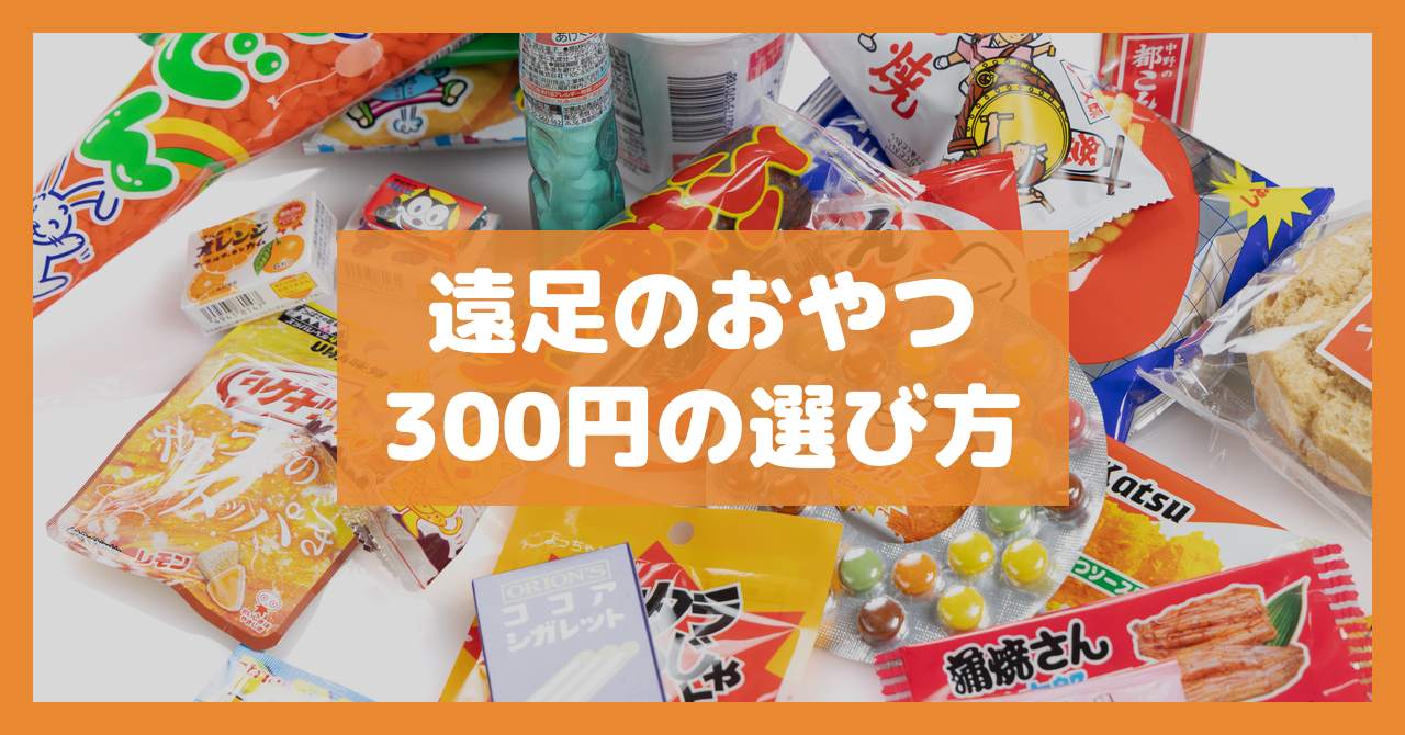 遠足のおやつ300円の選び方
